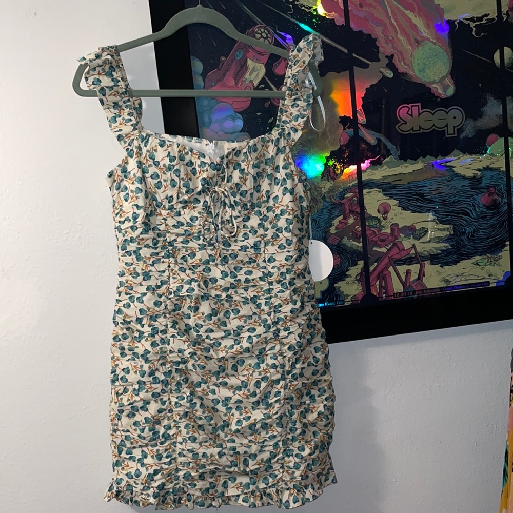 Ruched minidress